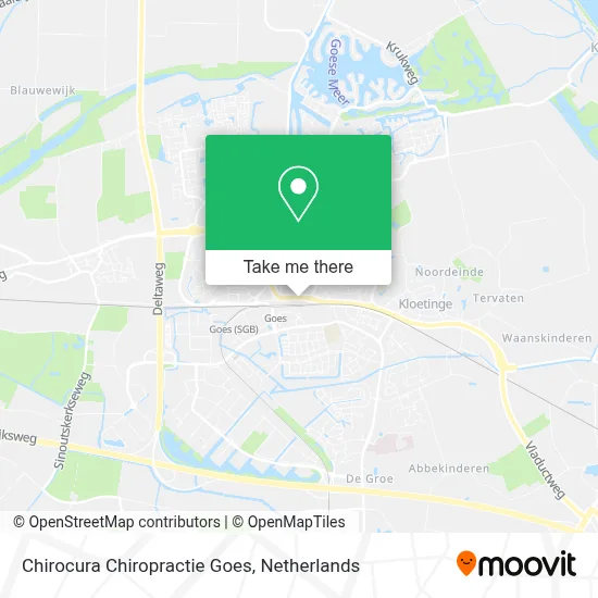 Chirocura Chiropractie Goes map