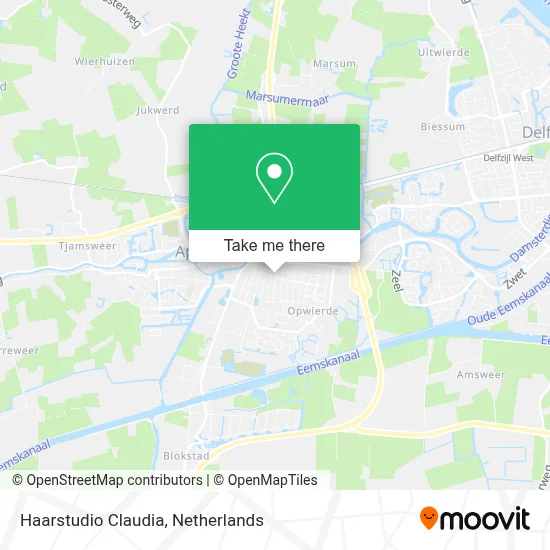 Haarstudio Claudia map