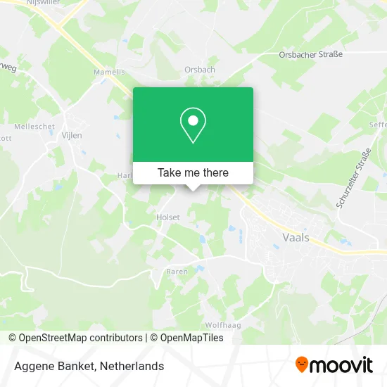 Aggene Banket map