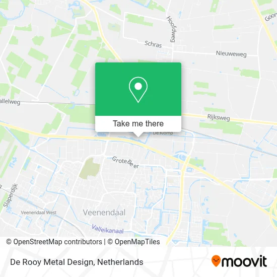 De Rooy Metal Design map