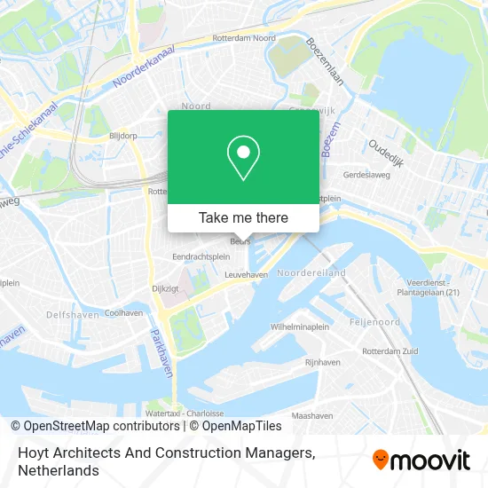 Hoyt Architects And Construction Managers map
