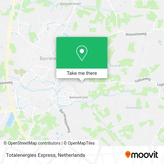Totalenergies Express map
