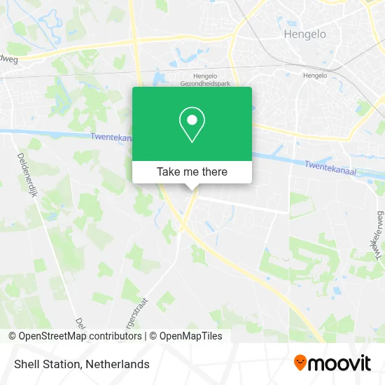 Shell Station map