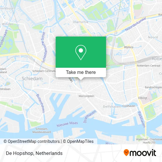 De Hopshop map