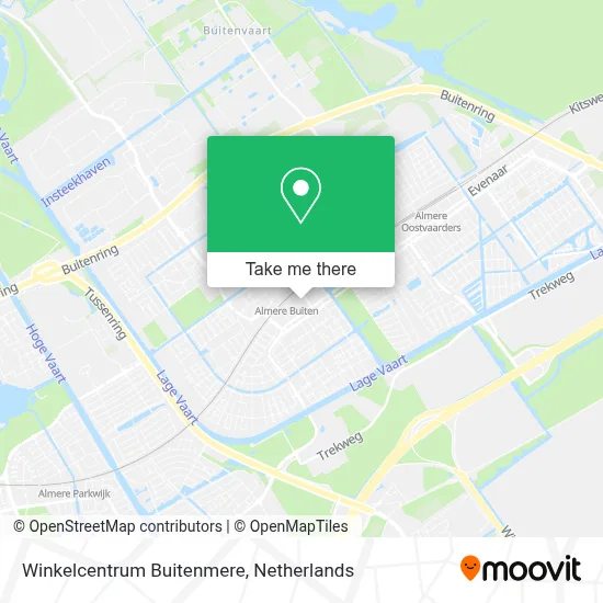 Winkelcentrum Buitenmere map