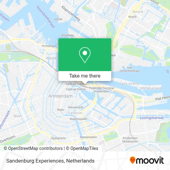 Sandenburg Experiences map