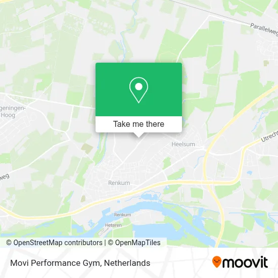 Movi Performance Gym map