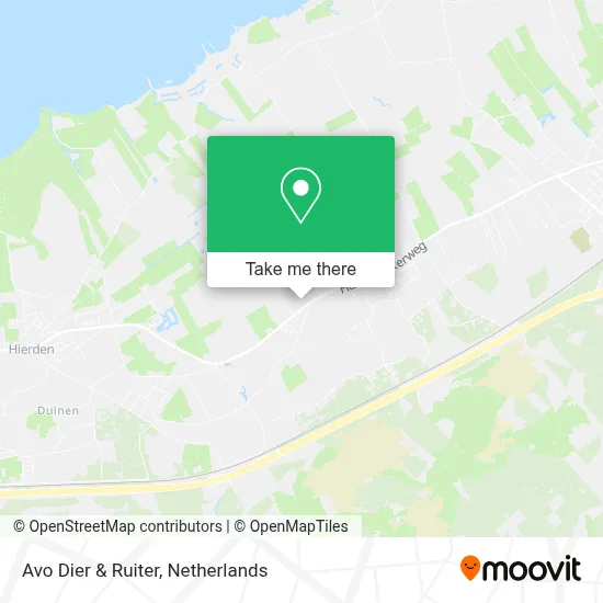 Avo Dier & Ruiter map