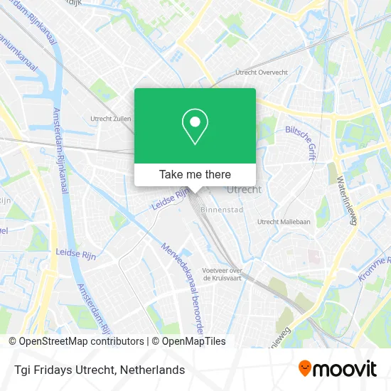 Tgi Fridays Utrecht map