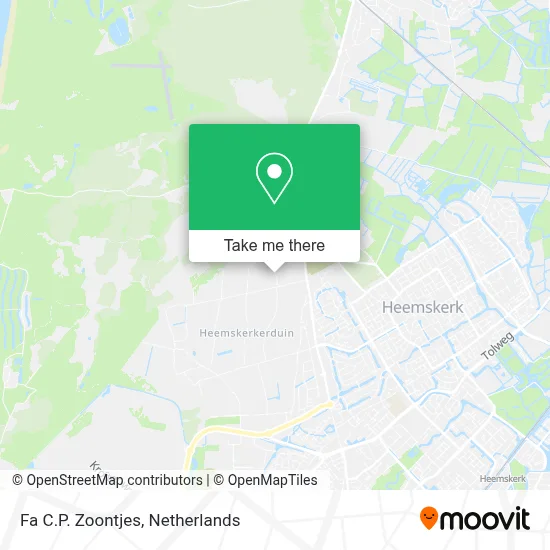 Fa C.P. Zoontjes map