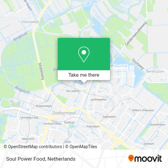 Soul Power Food map