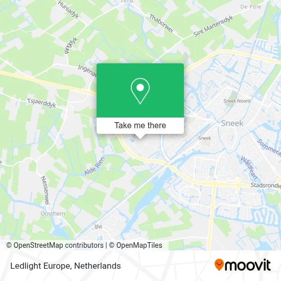 Ledlight Europe map