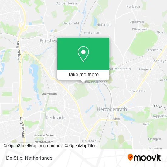 De Stip map
