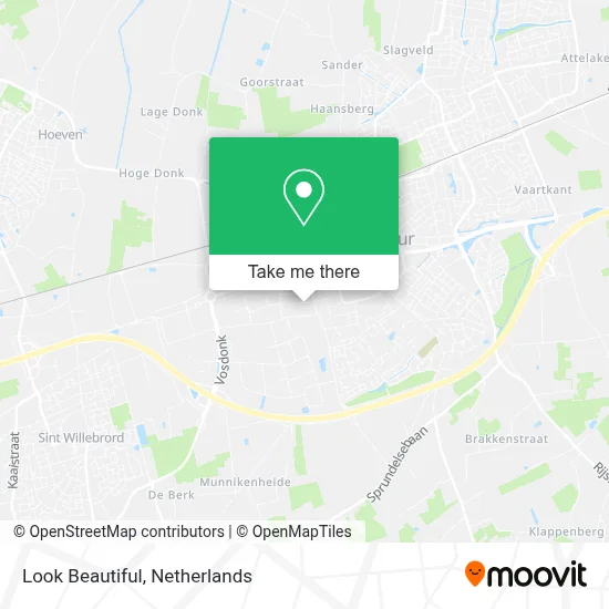 Look Beautiful map