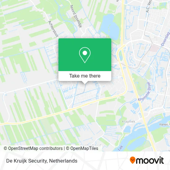 De Kruijk Security Karte