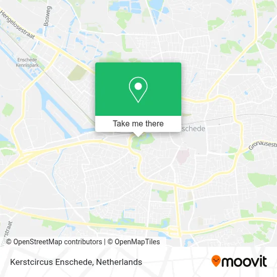Kerstcircus Enschede map