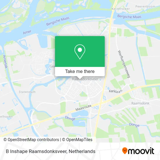 B Inshape Raamsdonksveer map