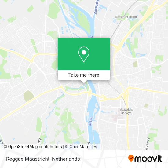 Reggae Maastricht map