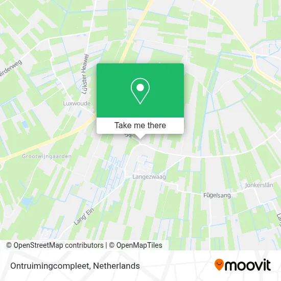 Ontruimingcompleet map