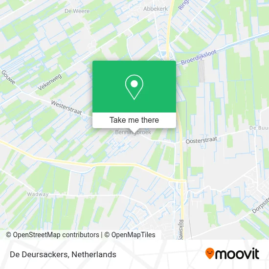 De Deursackers Karte