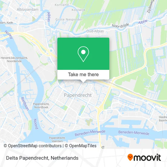 Delta Papendrecht map