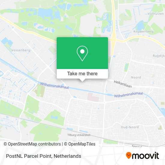 Postnl Pakketpunt map