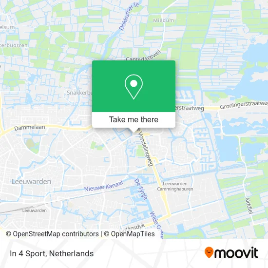 In 4 Sport map