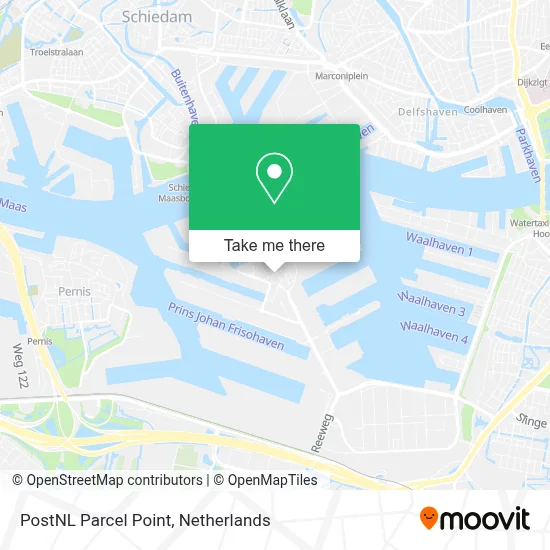 Postnl Pakketpunt map