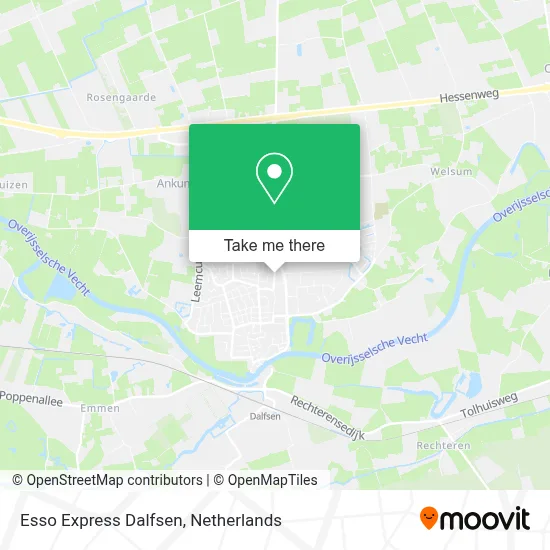 Esso Express Dalfsen map