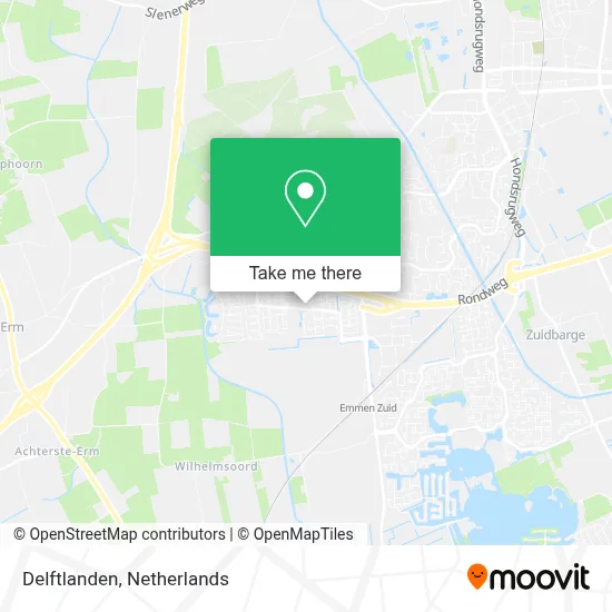 Delftlanden map