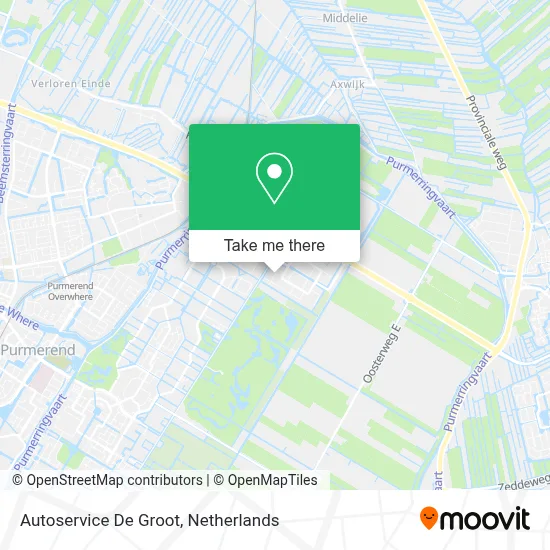 Autoservice De Groot map