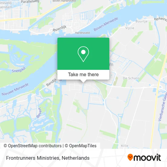 Frontrunners Ministries map