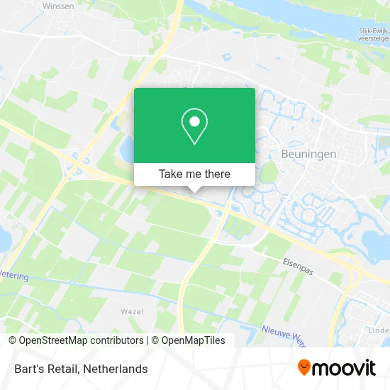 Bart's Retail map