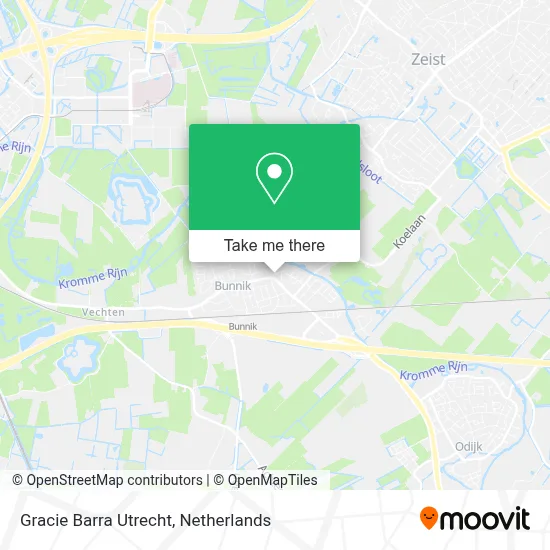 Gracie Barra Utrecht map