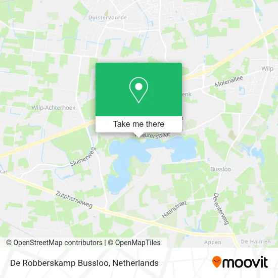 De Robberskamp Bussloo map