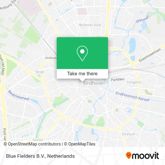 Blue Fielders B.V. map