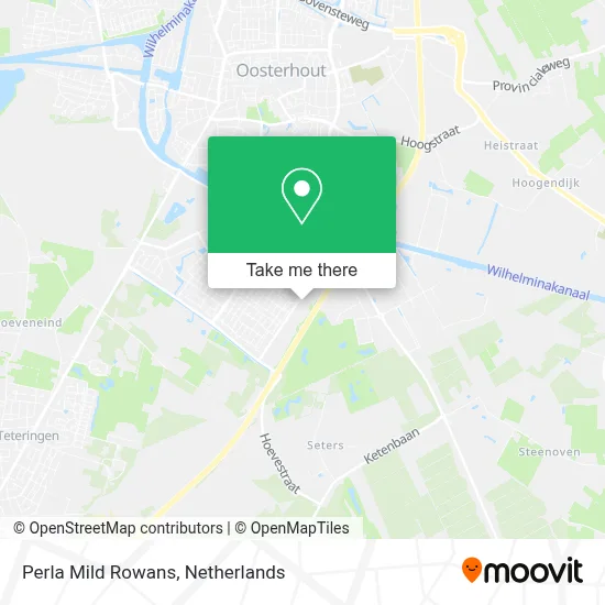 Perla Mild Rowans map