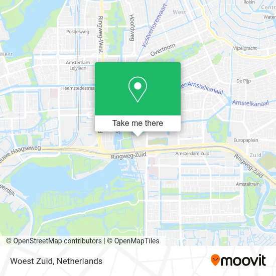Woest Zuid map