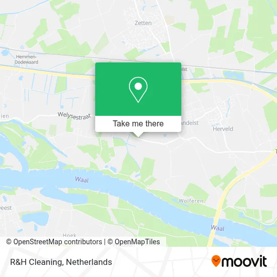 R&H Cleaning map