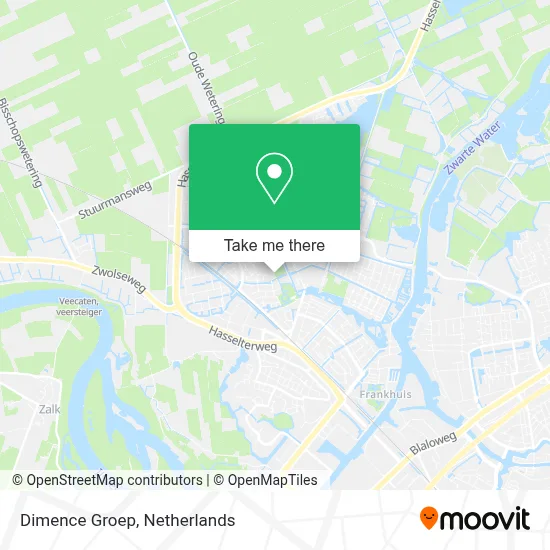Dimence Groep map