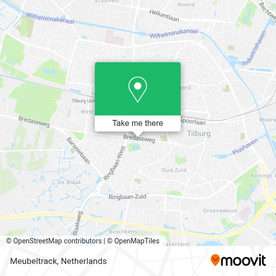Meubeltrack map