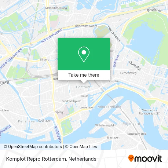 Komplot Repro Rotterdam Karte