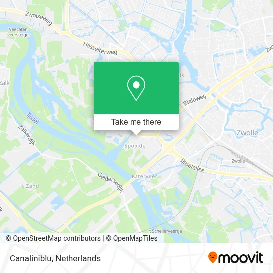 Canaliniblu map