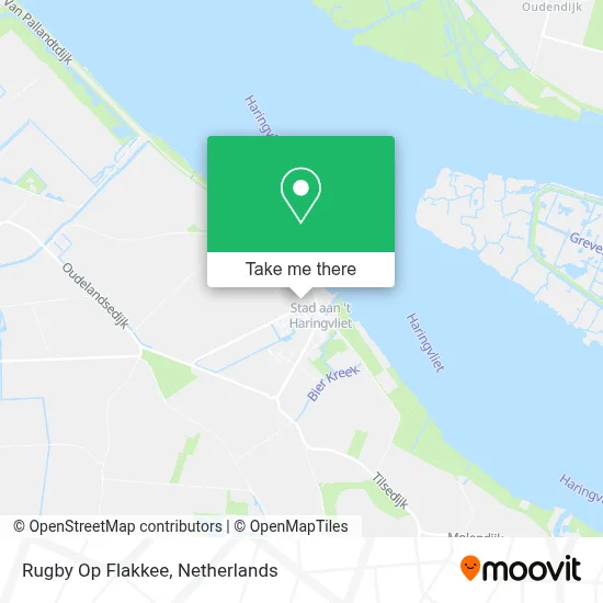 Rugby Op Flakkee map