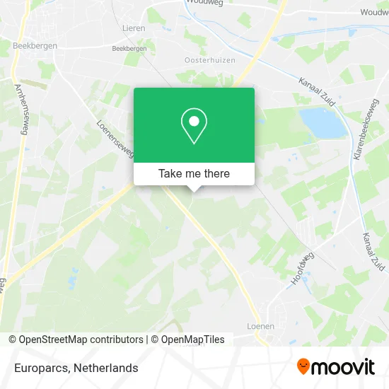 Europarcs map