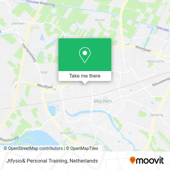 Jtfysio& Personal Training map
