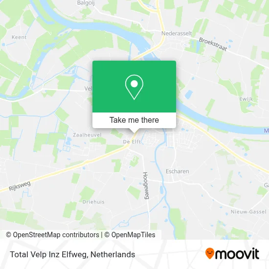 Total Velp Inz Elfweg map