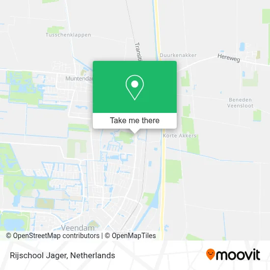 Rijschool Jager map
