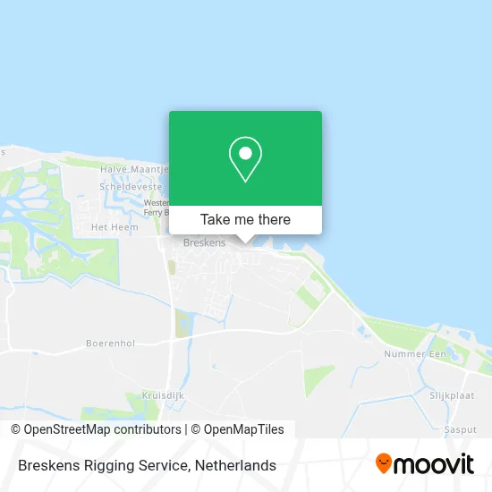 Breskens Rigging Service Karte