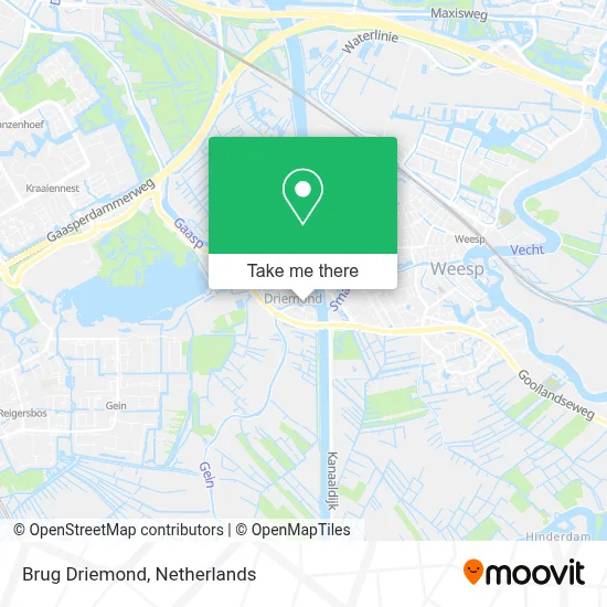 Brug Driemond Karte